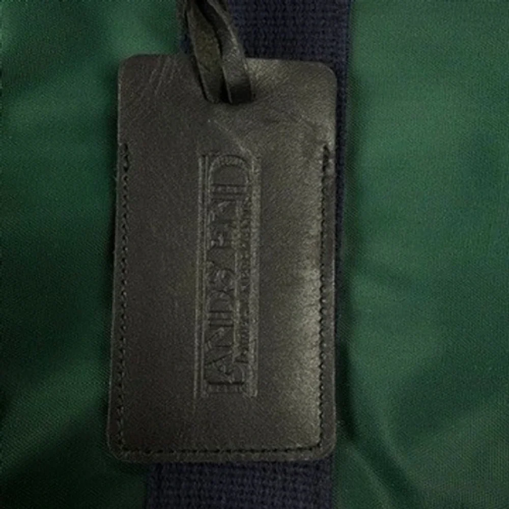 Lands End Briefcase Bag Unisex OS Green VTG Made USA Gorpcore Outdoor Logo